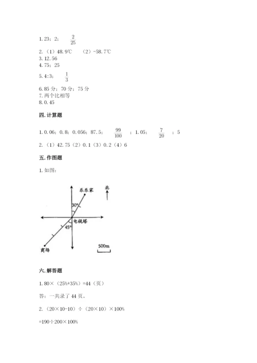 小升初数学期末测试卷必考题.docx