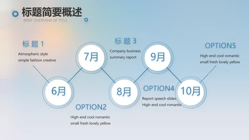 天气预报气候变化动态PPT模板