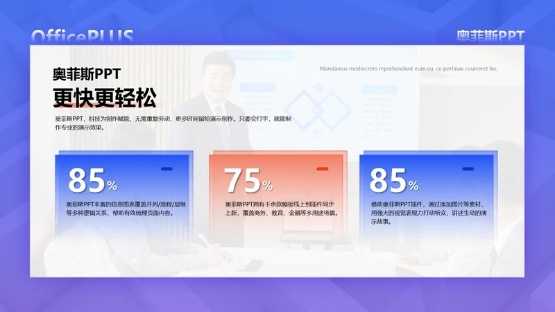 简约风并列关系3项PPT
