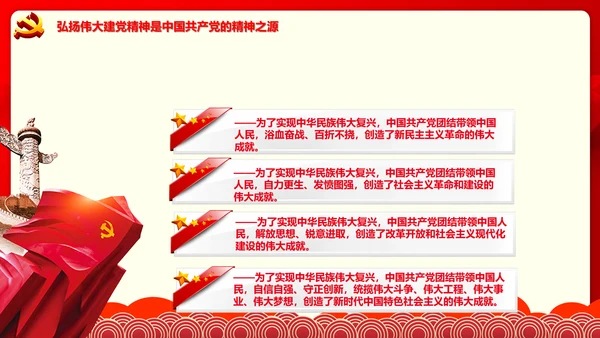学习七一建党100周年讲话伟大建党精神PPT