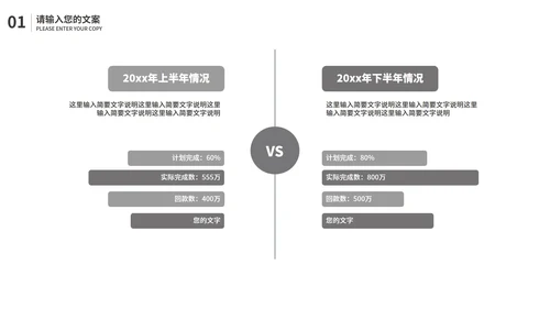 黑色简约风总结汇报PPT模板