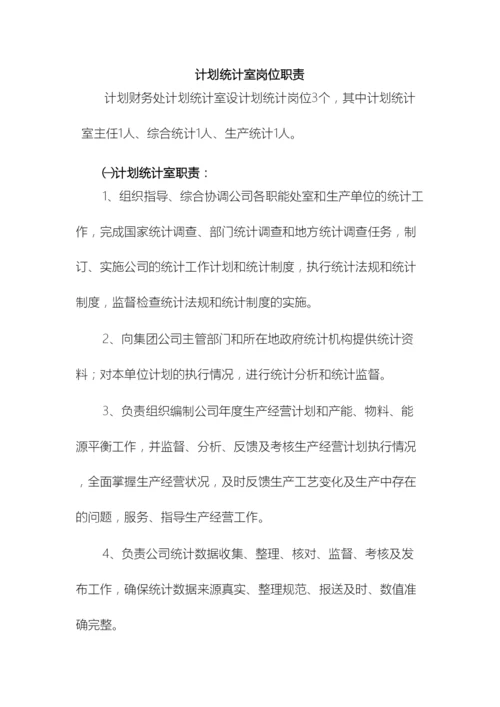 计划统计岗位职责.docx