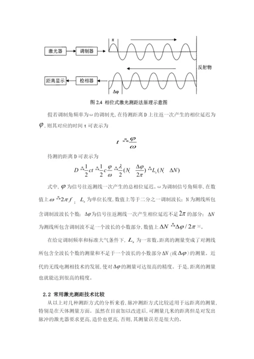 毕业设计(论文)-中远距离激光测距技术研究.docx