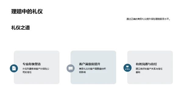 理赔中的商务礼仪