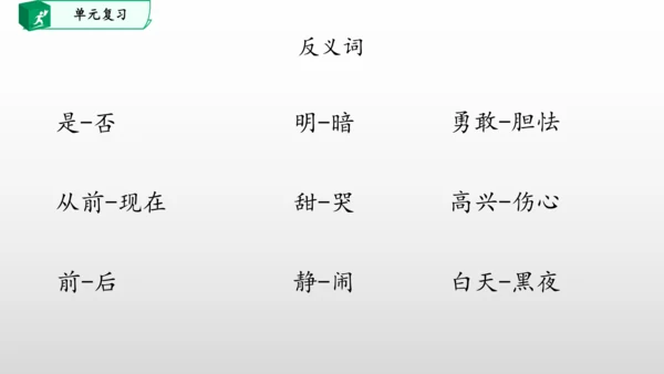 部编一年级语文下册第四单元知识清单