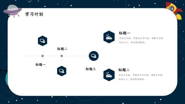 我是小宇航员开学季通用PPT模板