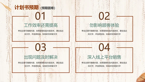 实景简约烘焙行业项目计划书PPT模板