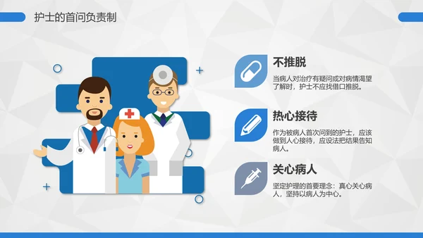 卡通护士护理礼仪培训PPT课件