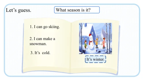 Unit 2 My favourite season Part B Rend and write课件