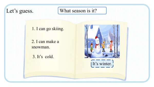 Unit 2 My favourite season Part B Rend and write课件