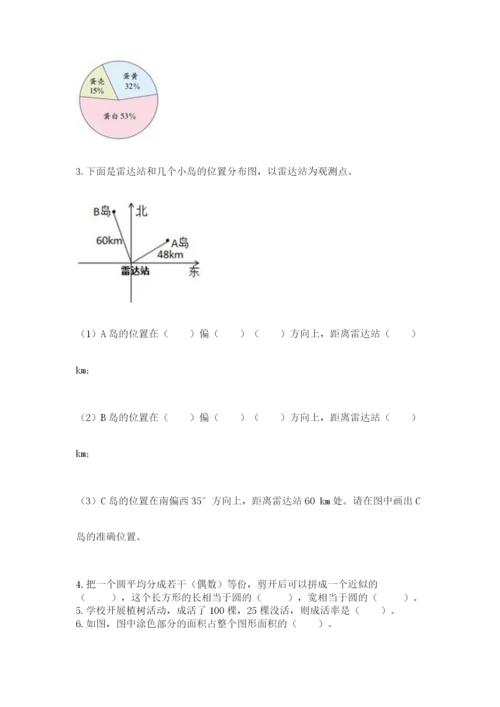 2022六年级上册数学期末测试卷及答案【各地真题】.docx