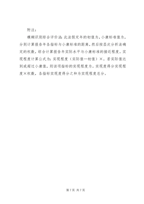 农村奔小康进程分析.docx