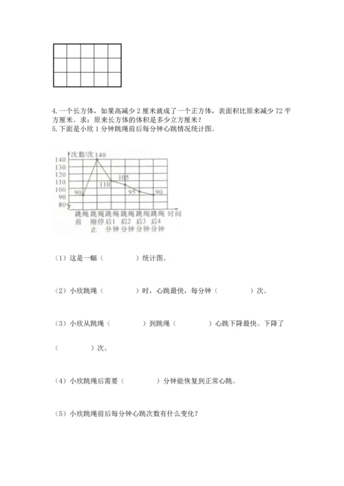 人教版五年级下册数学期末测试卷精品（黄金题型）.docx