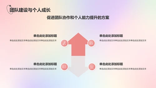 红色渐变风八月你好——工作总结汇报PPT模板