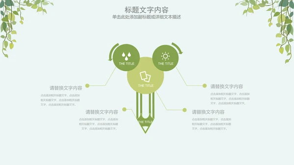 简约清新绿色医疗动态PPT模板