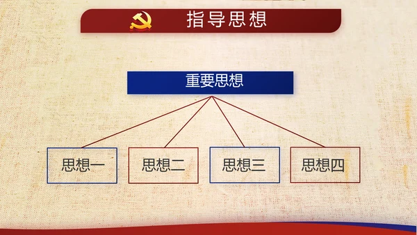 复古大气党建经济下半年这么干工作总结PPT