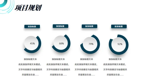 科技感风格的商业计划书通用PPT模板