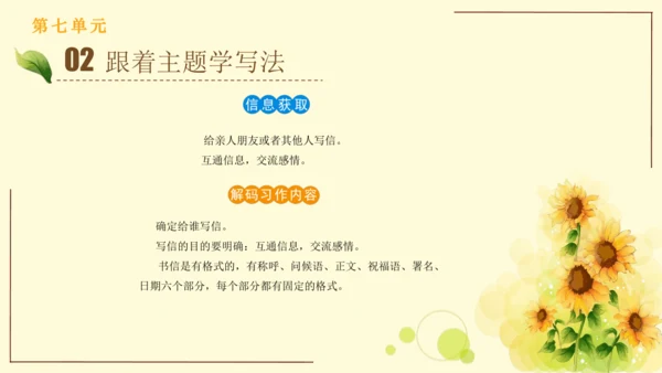 统编版语文四年级上册2024-2025学年度第七单元习作： 写信（课件）