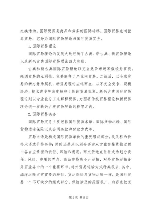 国际贸易理论与实务学习感想 (4).docx