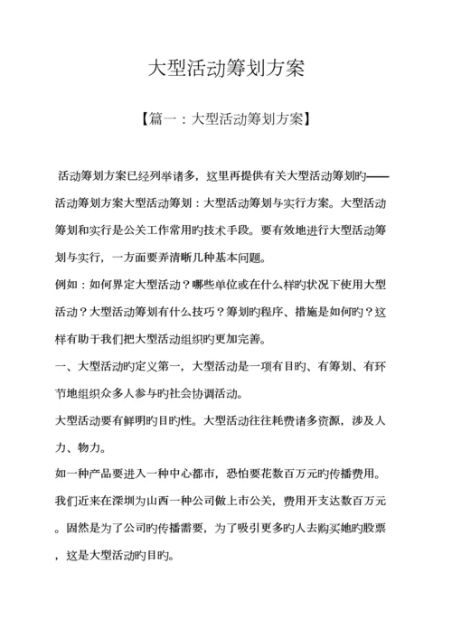 大型活动专题策划专题方案.docx