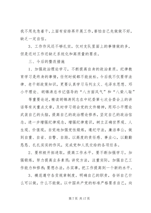 思想作风纪律整顿心得.docx