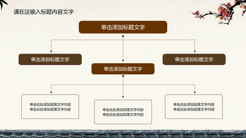 典雅大方中国风ppt动态模板