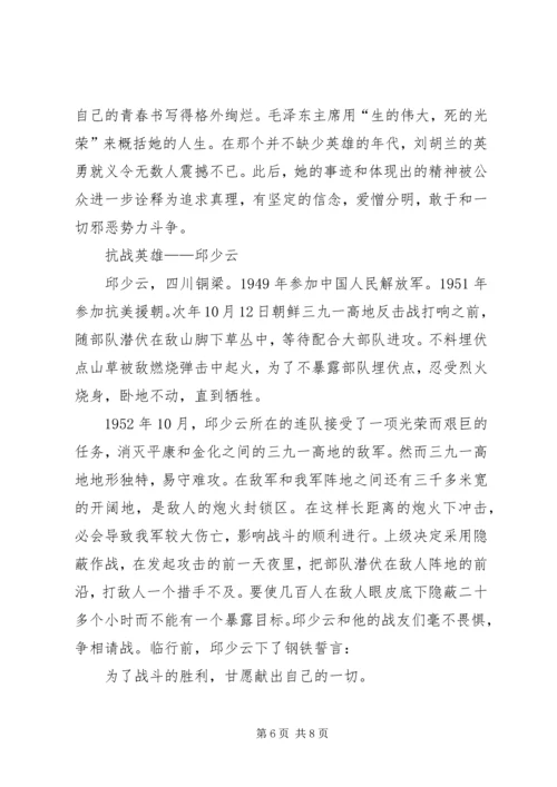 弘扬民族精神心得体会 (4).docx