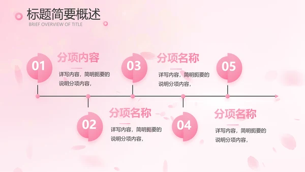 粉色唯美背景工作总结汇报动态PPT