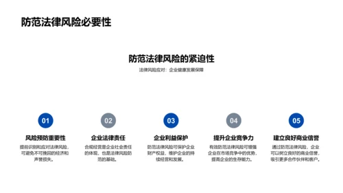 商务法律风险防范PPT模板