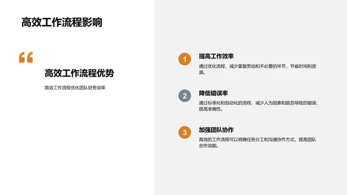 财务年度述职报告PPT模板