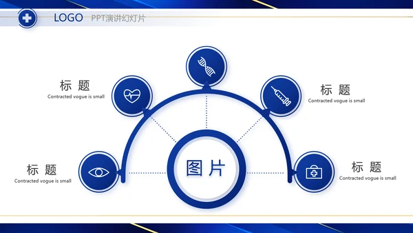 蓝色大气医疗器械工作总结汇报动态PPT模板