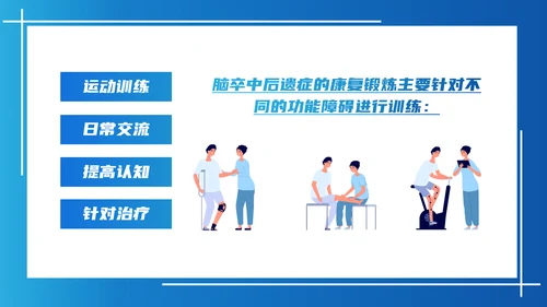 脑卒中康复治疗脑中风PPT模板