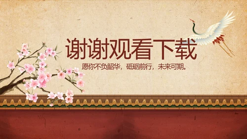 传统宫廷风格故宫文化动态PPT