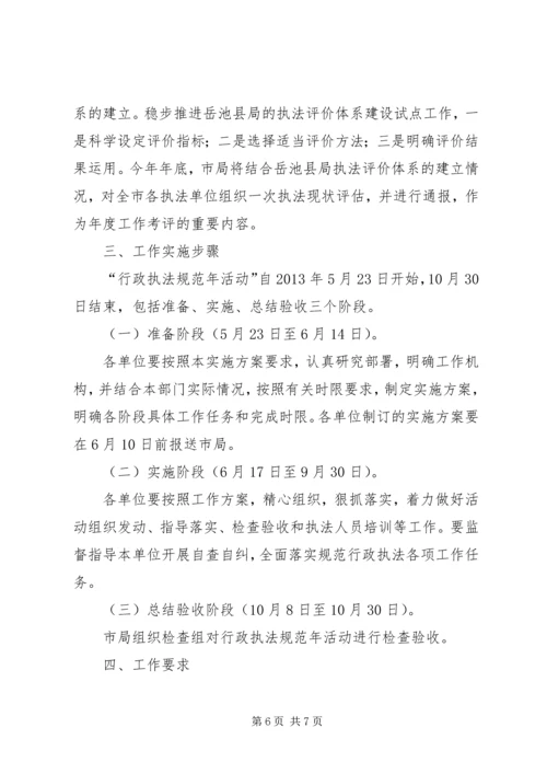 行政执法规范年活动实施方案 (2).docx