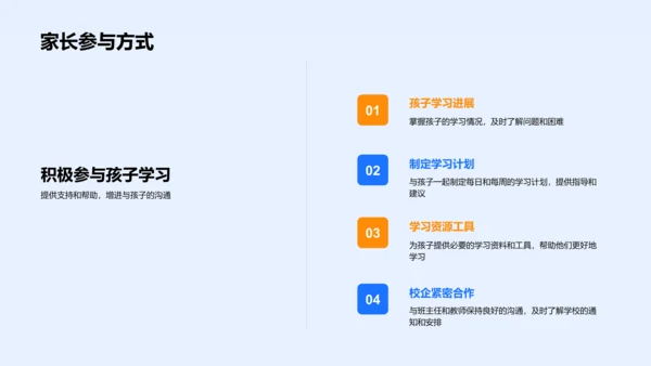 高二学年规划教程PPT模板