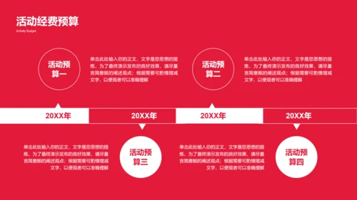 红色商务风营销策划PPT演示模板