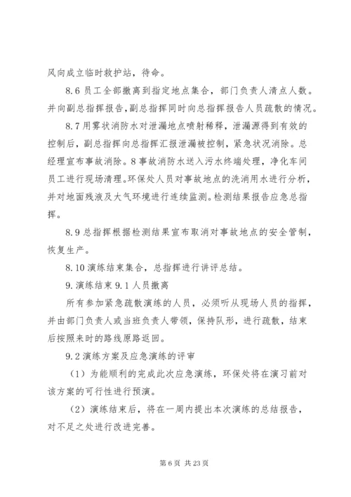 6危险化学品事故应急预案演练方案.docx