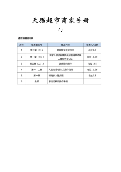 最新版天猫超市商家操作基础手册.docx