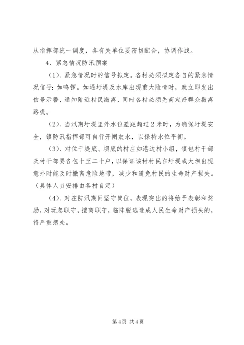 镇政府防汛抗旱工作实施方案.docx