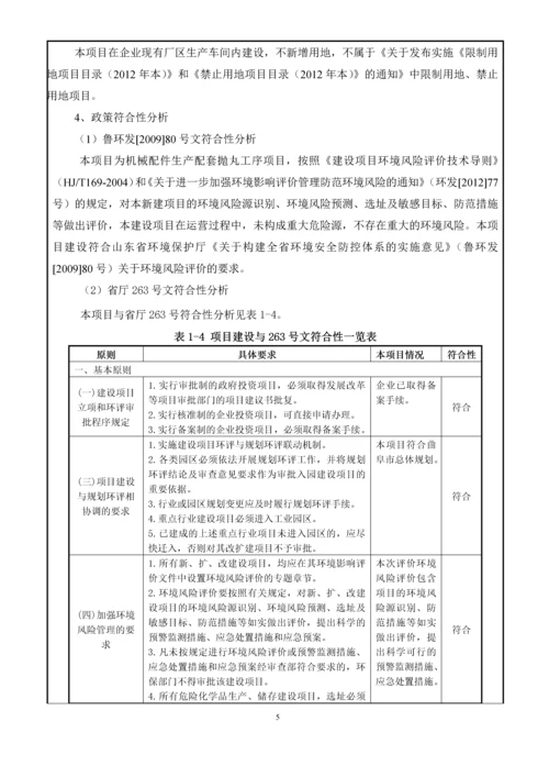 新上生产线配套抛丸清理机设备项目环境影响评价报告.docx