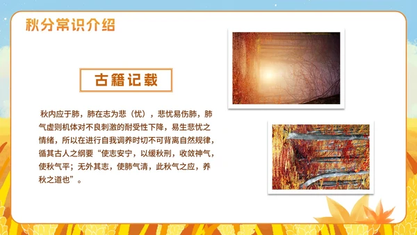 手绘水彩中国风二十四节气秋分主题PPT模板