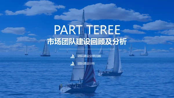 扬帆起航成就梦想市场部年终总结通用PPT模板