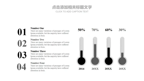 黑白简约摄影汇报通用PPT模板