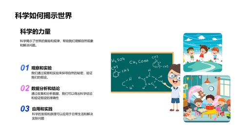 科学实验教学课PPT模板