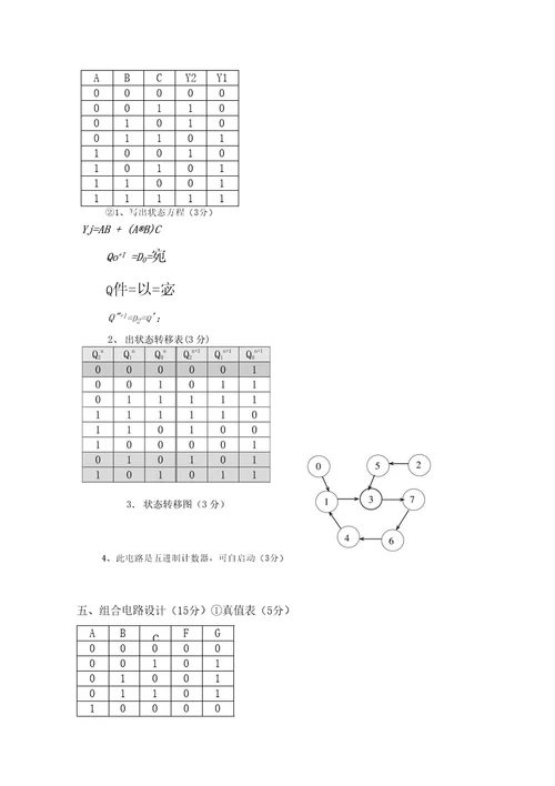 桂电数电期末试卷及答案国院