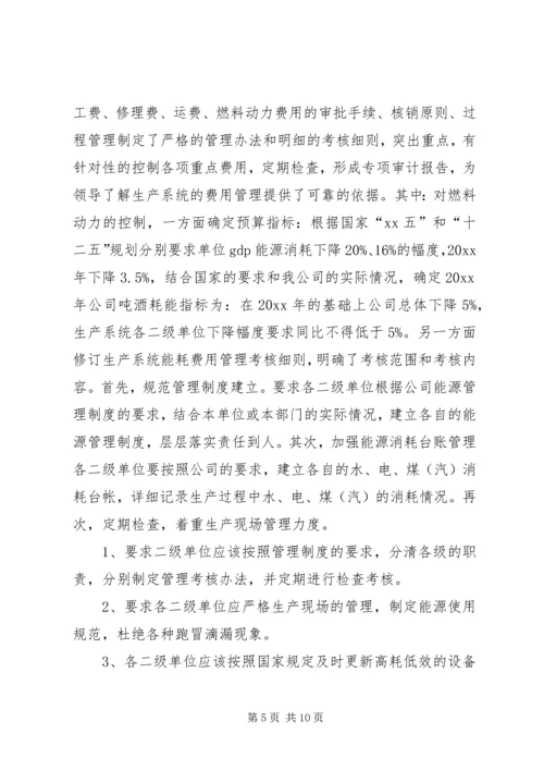 公司内部审计经验交流材料.docx