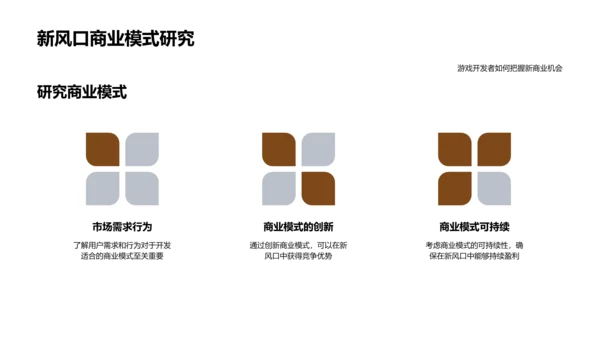 游戏市场新趋势解析PPT模板