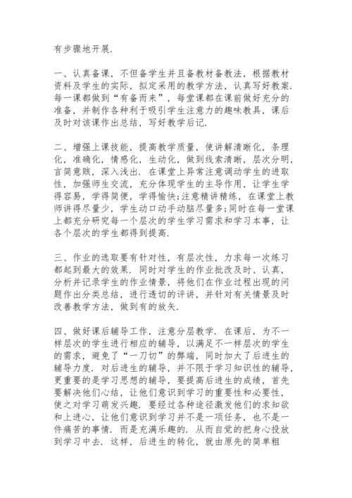 初中个人工作总结大全5篇.docx