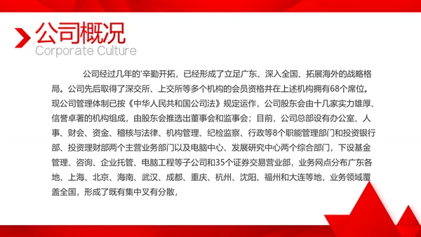 红色喜庆公司企业宣传简介介绍PPT动态模板