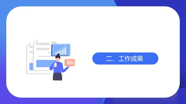 蓝色扁平风运营年度述职汇报PPT模板